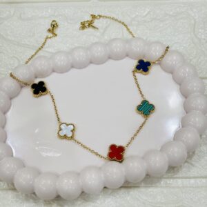 Colourful Clover Necklace