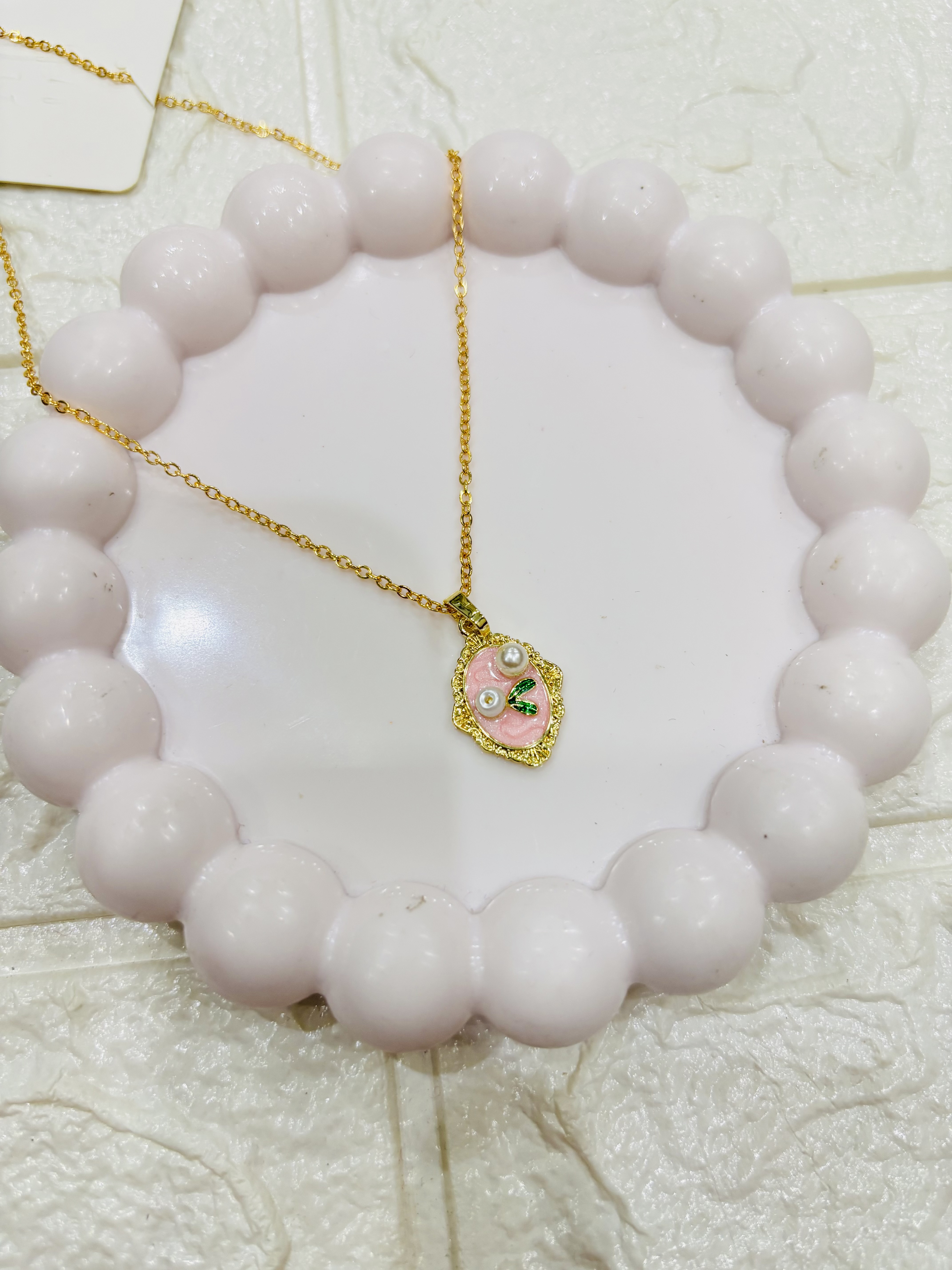 Flower Pendant (Pink)