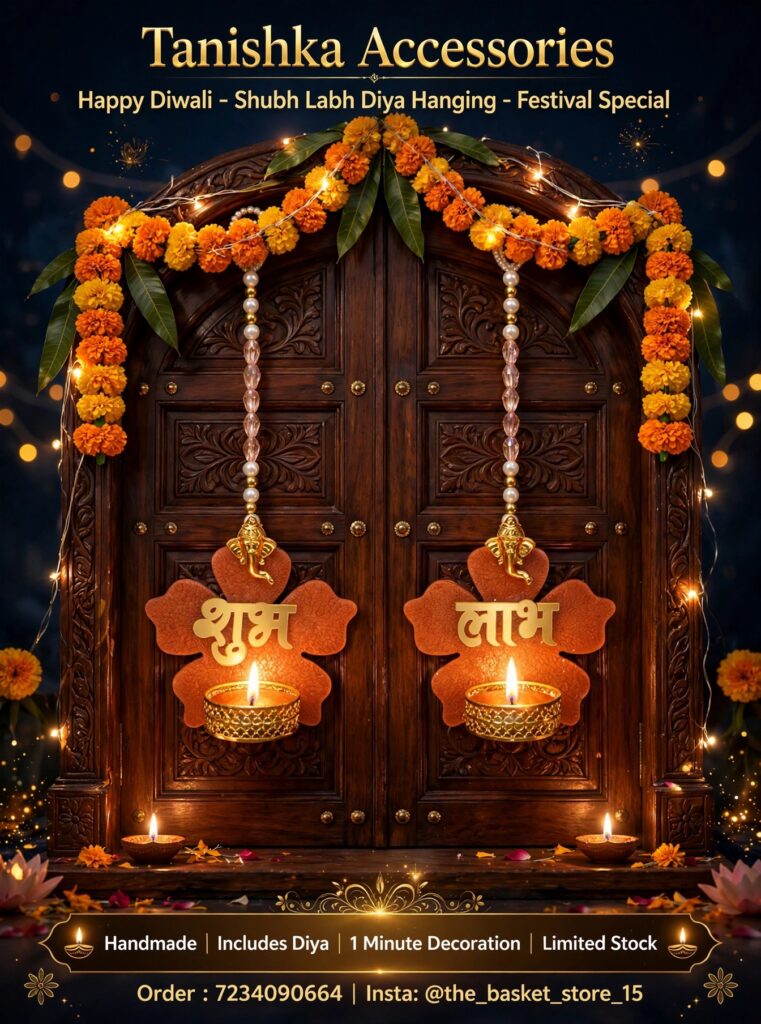 Resin Shubh Laabh Candle Holder